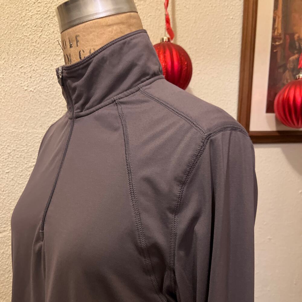 Women's Champion Gray Activewear Half Zip Pullover Top Size XL - Picture 5 of 14